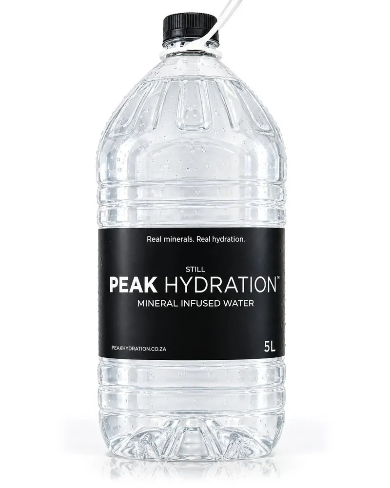 Peak Hydration still mineral-infused water, 5 litre bottle