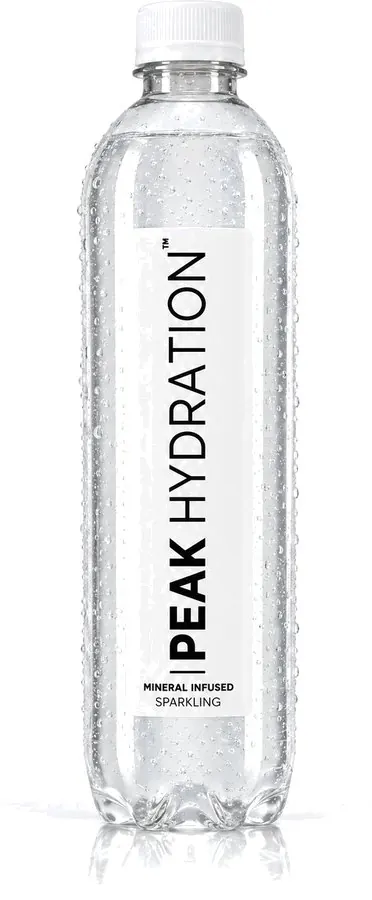Peak Hydration sparkling mineral-infused water, 500 ml